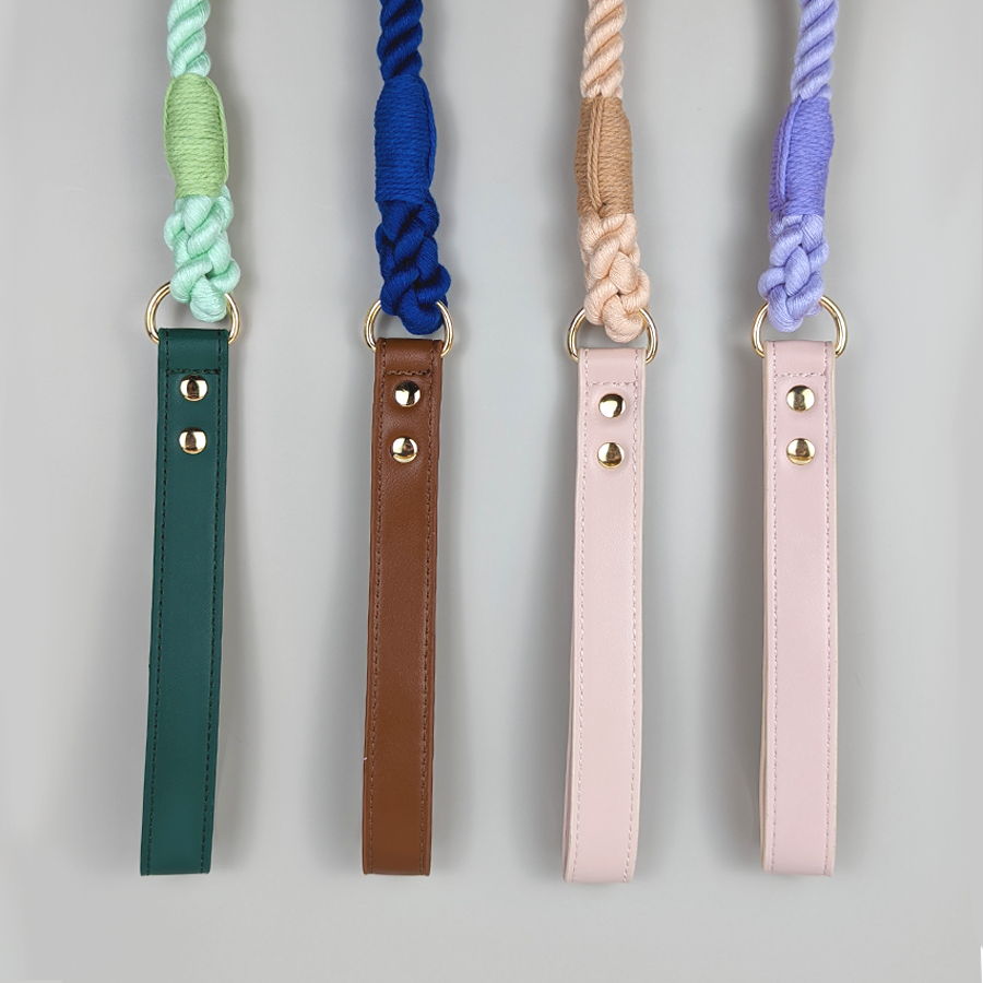 PAWFY Plain Tone Weave Leash